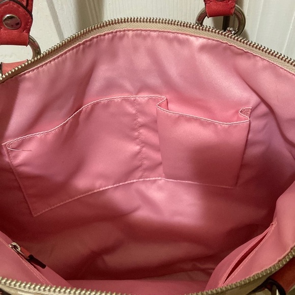 Authentic Coach purse with pink handles - Picture 8 of 9